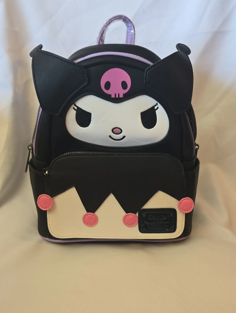 New Sanrio Loungefly Black & Pink Mini Backpack